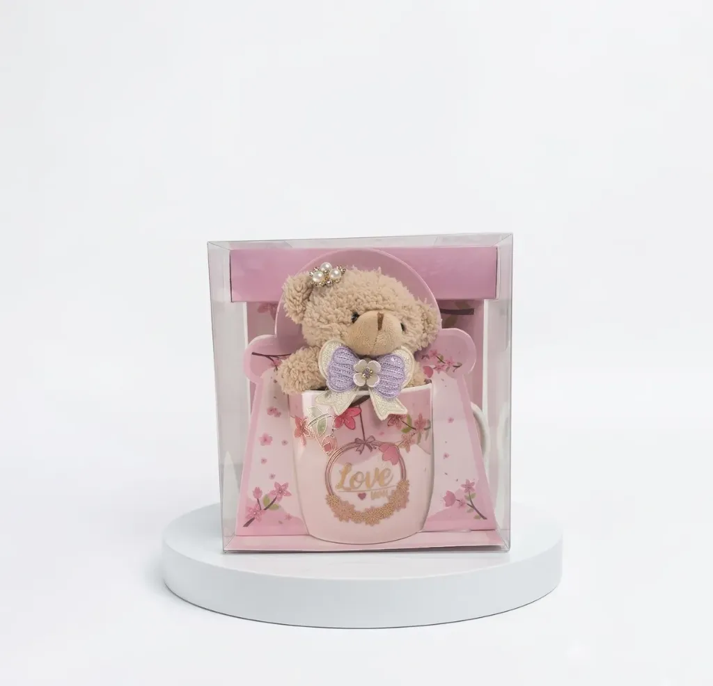 [W34894] CUP DOLL BEAR SET