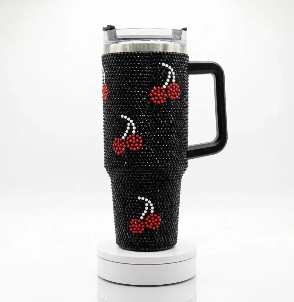 VACUUM CUP BLACK CHERRY 1L