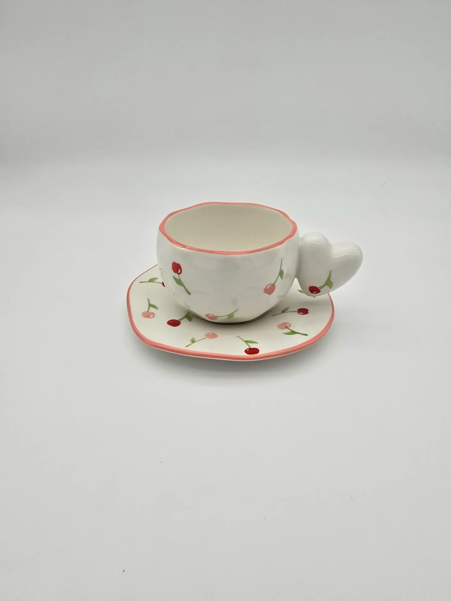CERAMIC CUP AND DISH SET