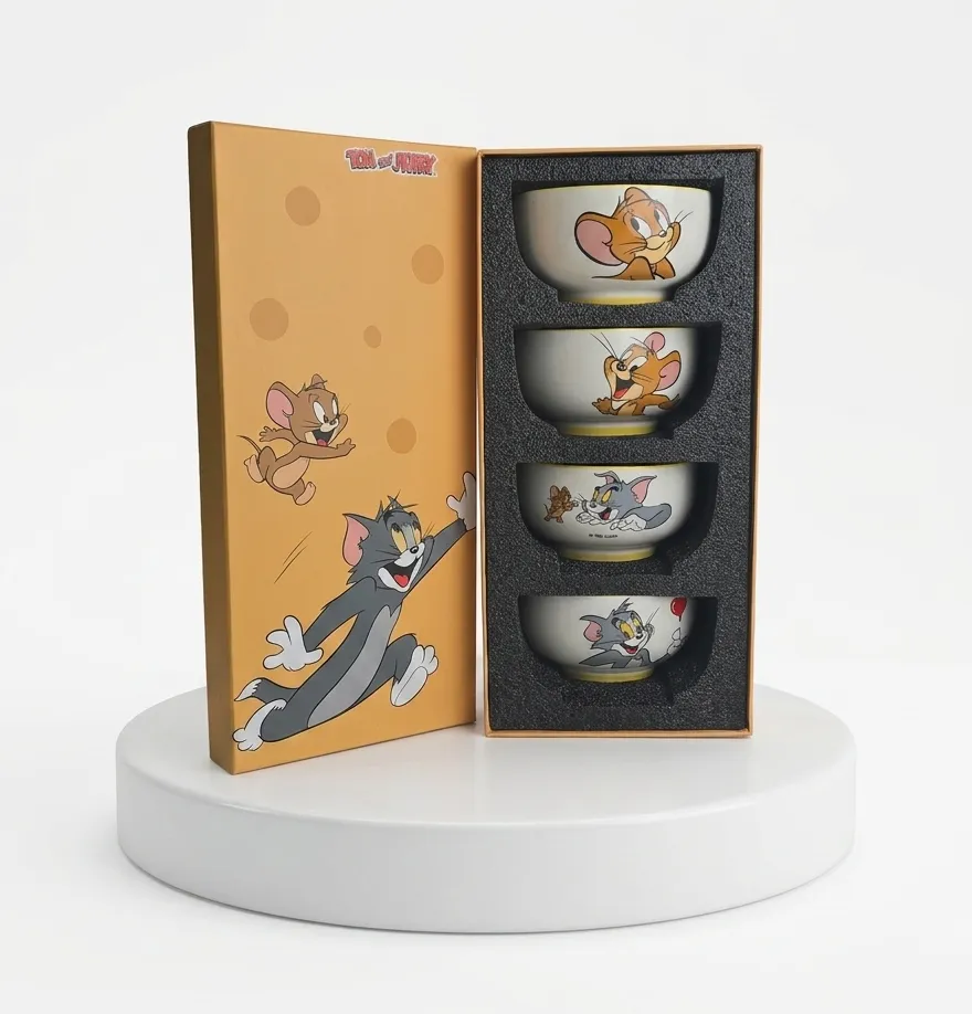 [A127] TOM&JERRY 4SET CUPS
