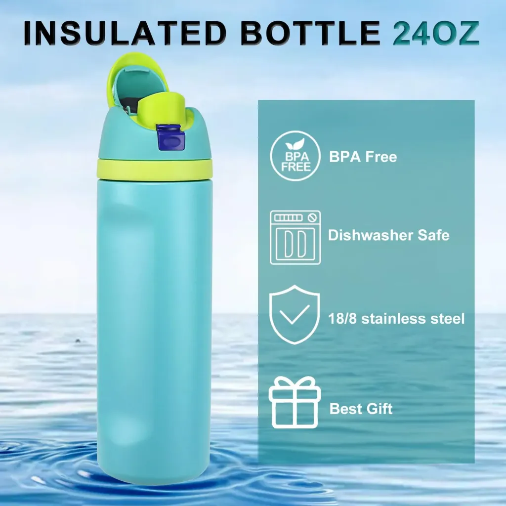 VACCUM BOTTLE Turquoise 700 ML