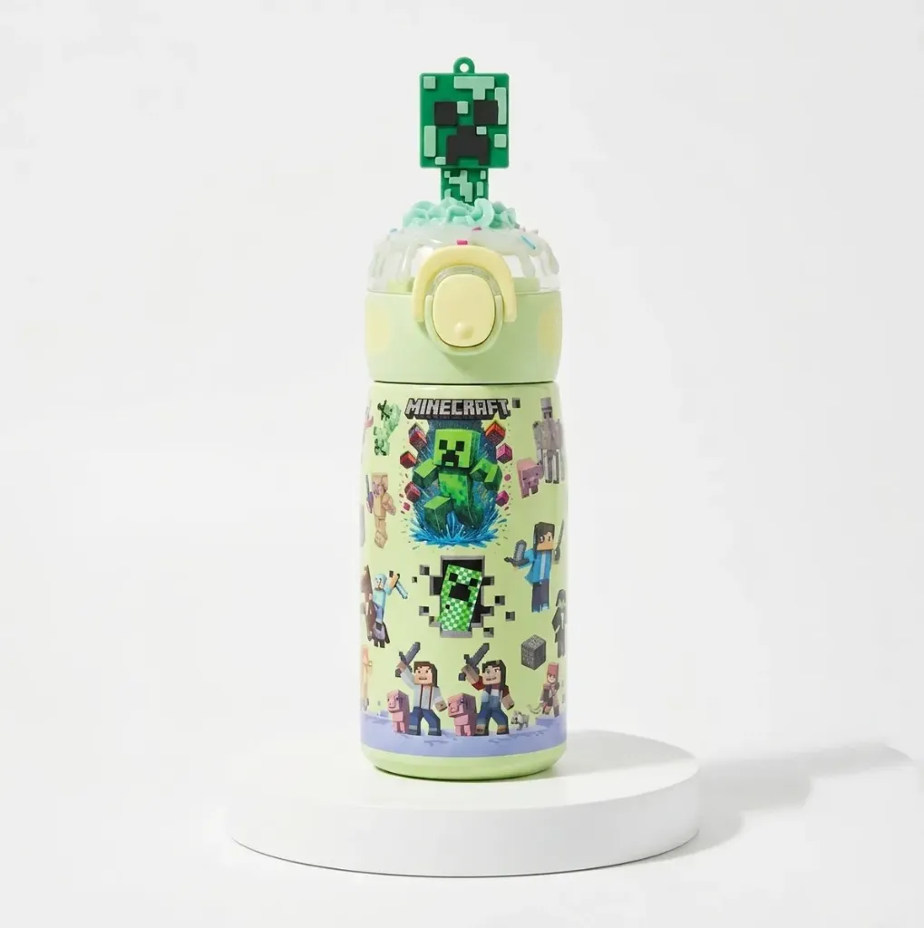 VACUUM CUP WITH STRAW Minecraft/ 470 ML