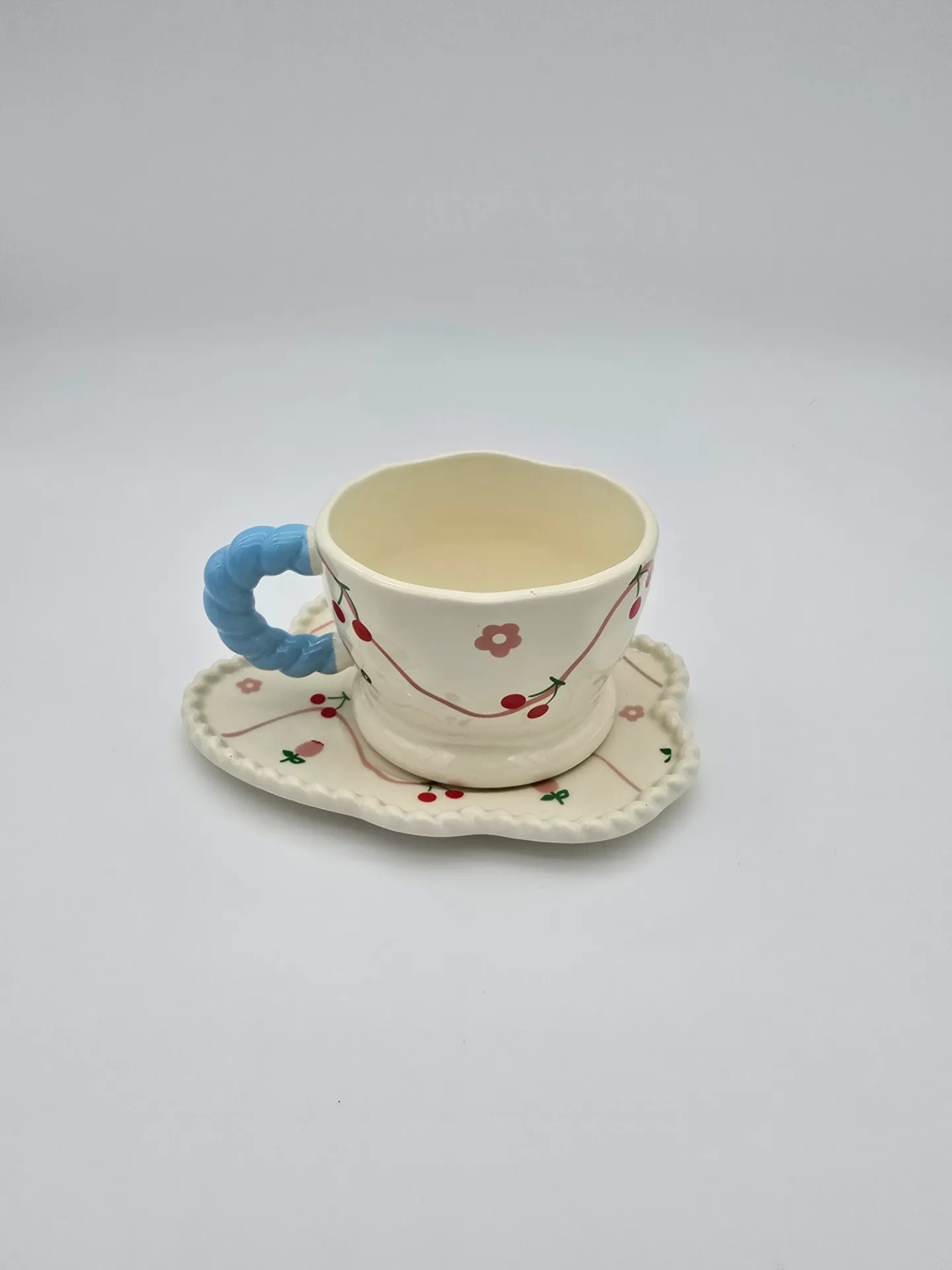 CERAMIC CUP AND DISH SET