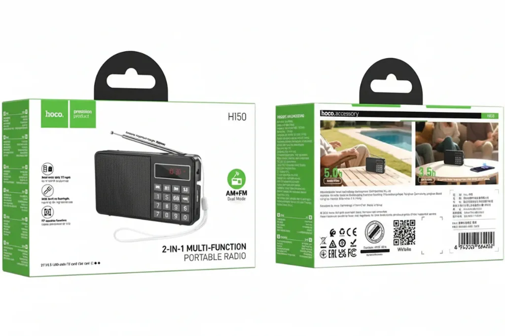 HOCO 2IN 1 PORTABLE RADIO