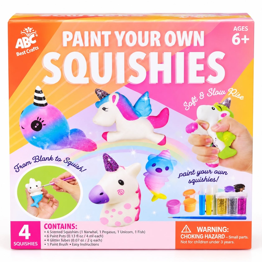 PAINT YOUR OWN SQUISHIES TBS